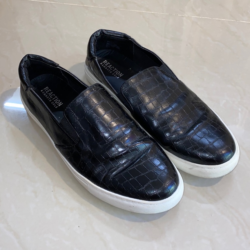 Reaction Kenneth Cole pleather Slide sneakers